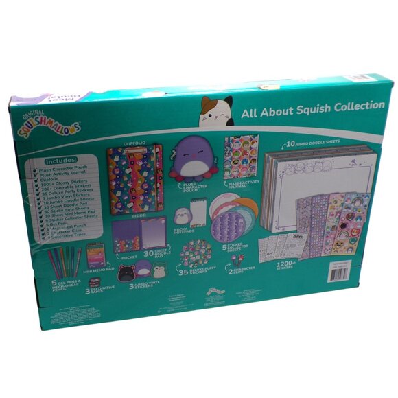 Squishmallow All About Squish Stationery Super Set Beula The Octopus - Picture 4 of 9